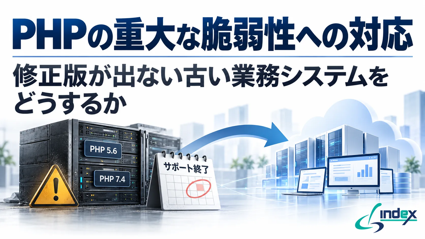 PHPの重大な脆弱性（2026年10月）への対応｜修正版が出ない7系・8.1の業務システムをどうするか【2026年版】